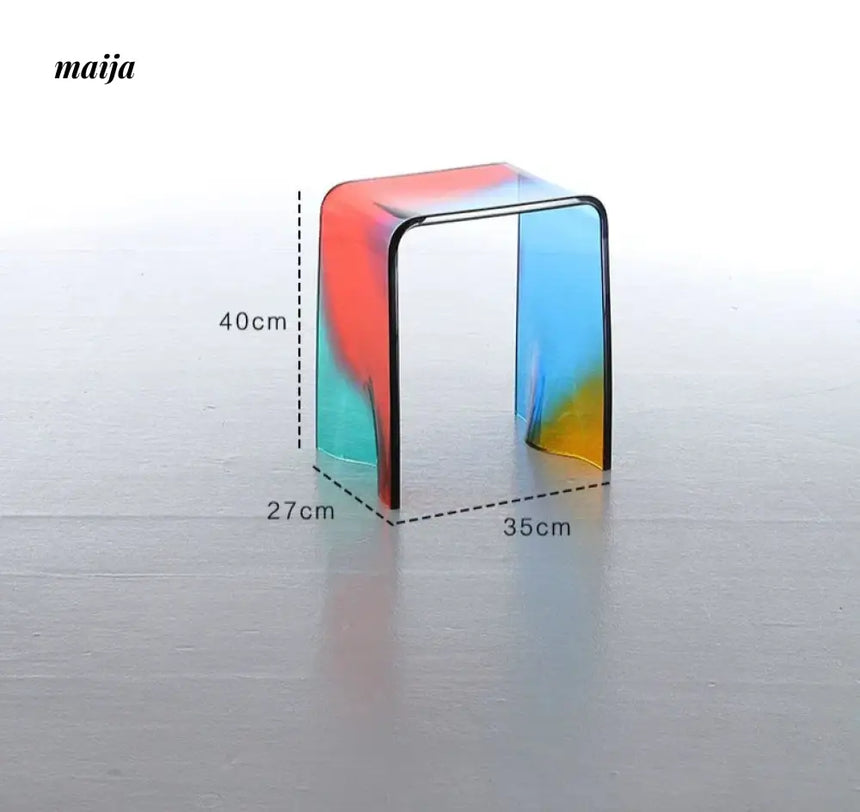Rainbow Colourful Stool from maija