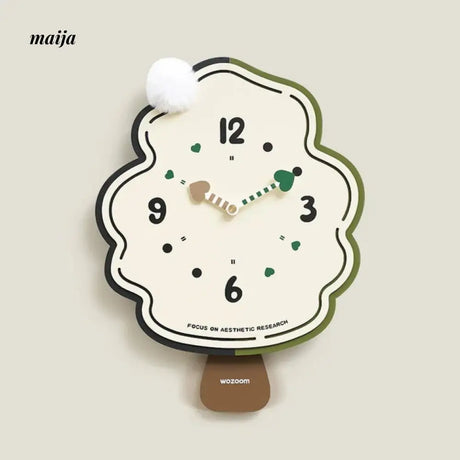 MANDELA Soft Serve Ice Cream Wall Clock from maija