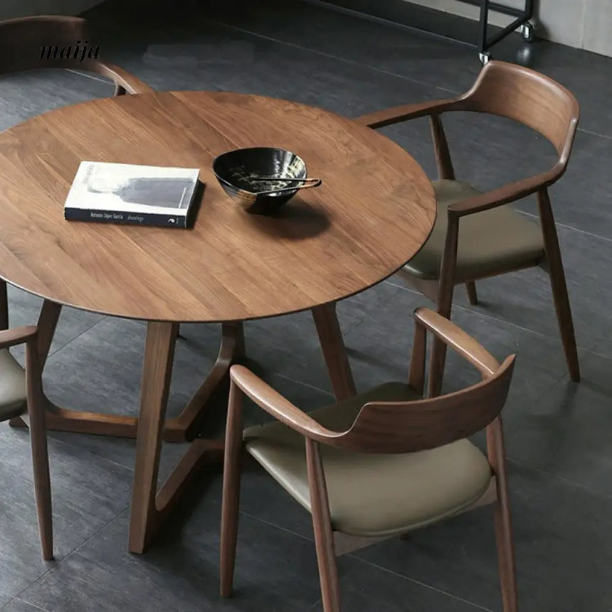 Hinata Round Dining Table and Chair from maija