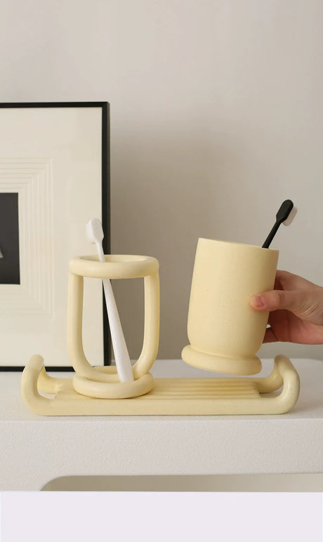 LENYVASEN Asher Light Luxury Mouthwash Cup from LENYVASEN