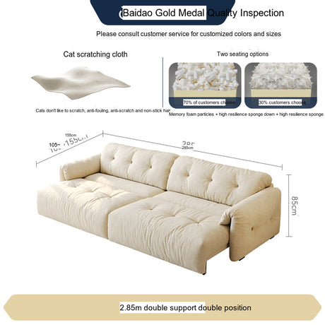 FASATI Orlando Plush Telescopic Sofa Cloud from FASATI