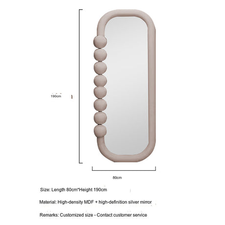 LANXESS Amelie Elegant French Cream Full Body Mirror from LANXESS