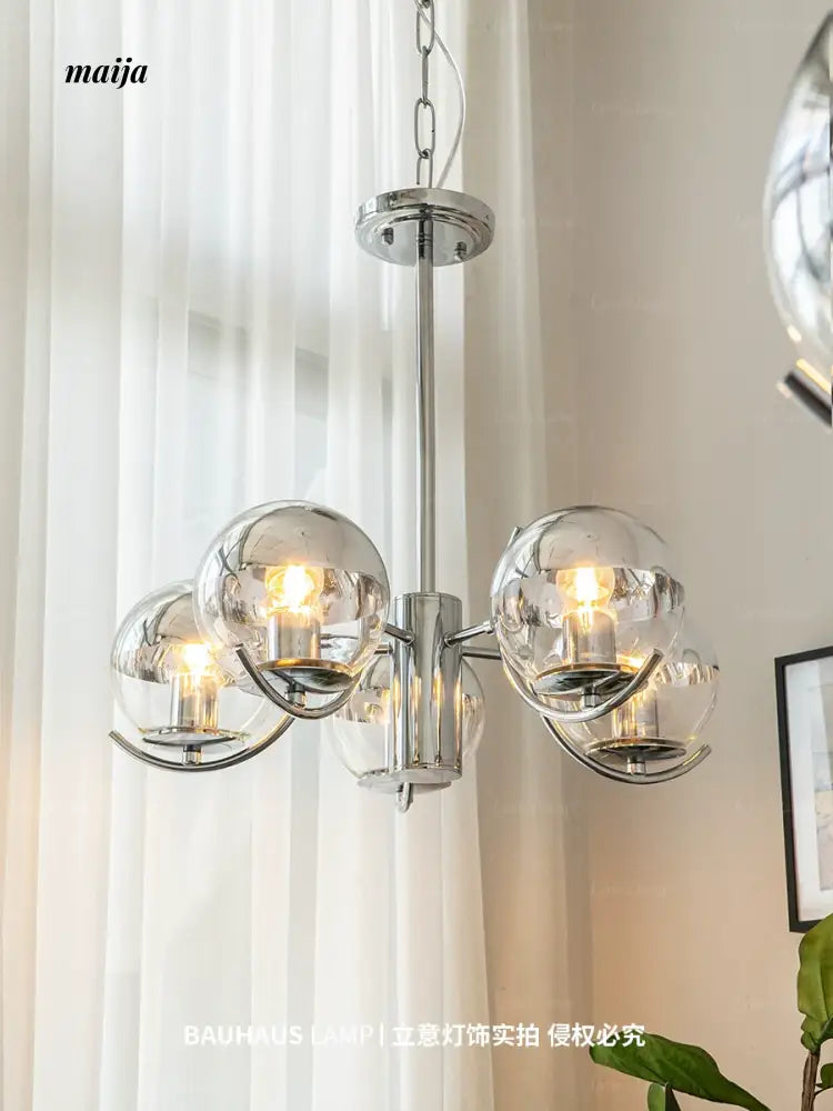 LYNN Space Age Glass Chandelier from Lynn's Lamp
