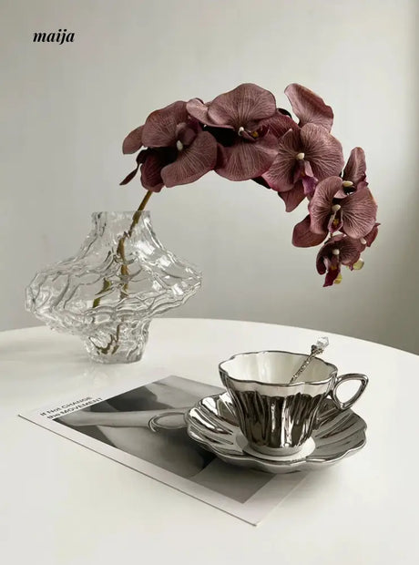 LIVETAI Light Luxury Crystal Glass Vase from maija