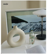WENSHUO Circular Nordic Ceramic Vase from WENSHUO