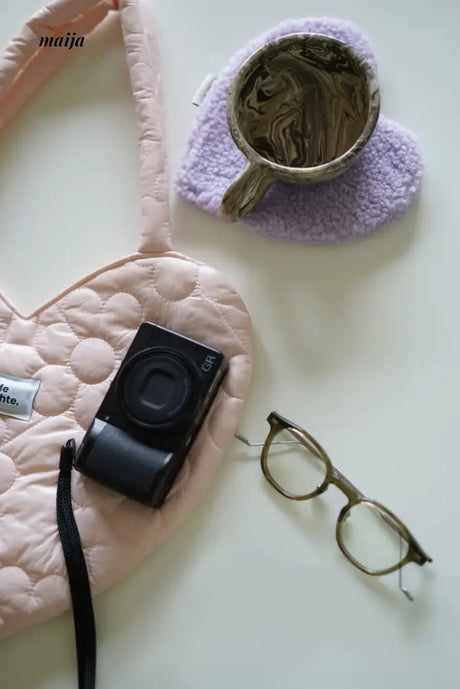 Fleece Heart Coaster from Wilde Früchte
