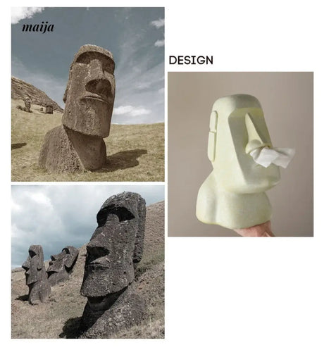 Stone Face Tissue Box from maija
