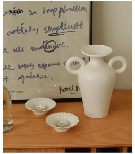 WENSHUO Cream Retro Ceramic Decorations from WENSHUO