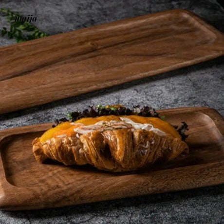 Rectangular Wooden Dessert Plate from KIMACHI