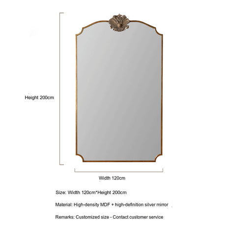 LANXESS Valencia Elegant Retro Full-Length Mirror from LANXESS