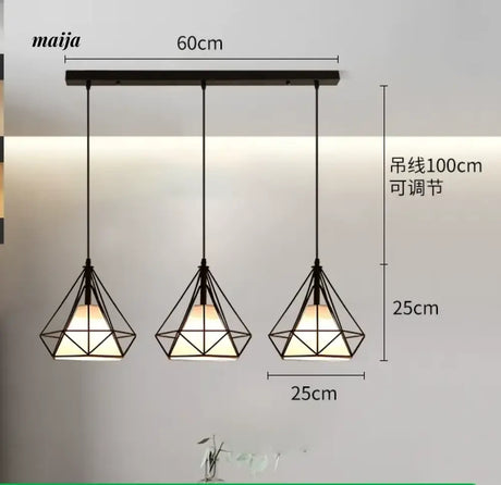 GVG Diamond Cage Ceiling Pendant Lamp from GVG