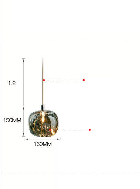 ALISA Iris Glossy Bar Ceiling Lamp from ALISA