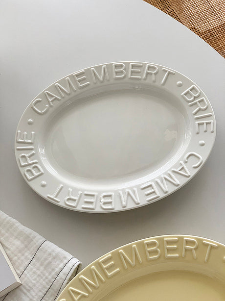 YASUKI Jisoo Elegant Matte Ceramic Plate from YASUKI