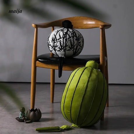 MUYE Chinese Bamboo Cylinder Cushion from MUYE