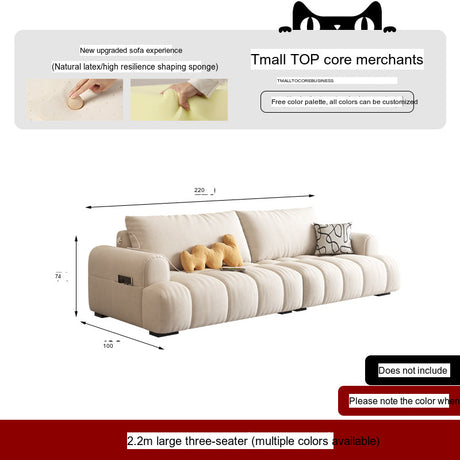 DIPU Livia French Cream Charging Sofa from DIPU