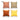 MISTYWOOD Orange Rectangular Sofa Pillow from MISTYWOOD