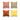 MISTYWOOD Orange Rectangular Sofa Pillow from MISTYWOOD