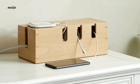 KIMACHI Wooden Cable Management Box from KIMACHI
