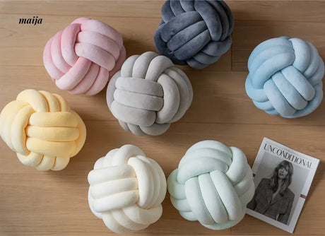 MISTYWOOD Creative Knot Rope Sofa Pillow from MISTYWOOD