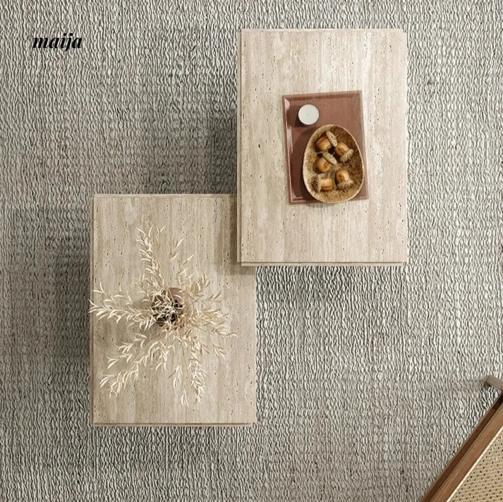 Sana Natural Travertine Coffee Table from maija