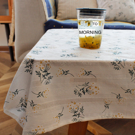 CHESTNUT COCOON Marisol Elegant Floral Cotton Tablecloth from CHESTNUT COCOON
