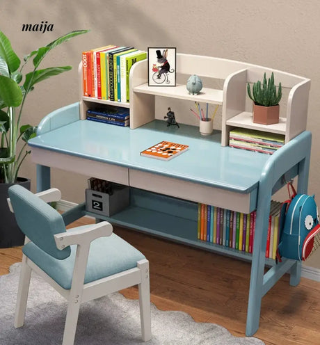 Ember Integrated Desk with Bookshelf from maija
