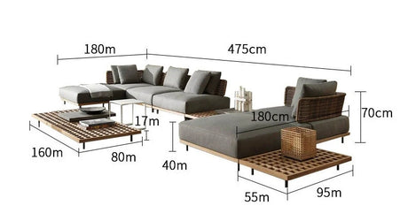 GERMAIN Alivia Outdoor Sofa from GERMAIN