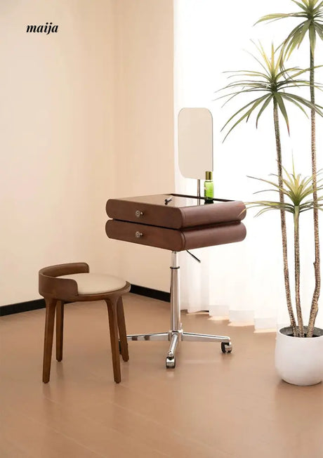 Retro Solid Wood Dressing Table from maija
