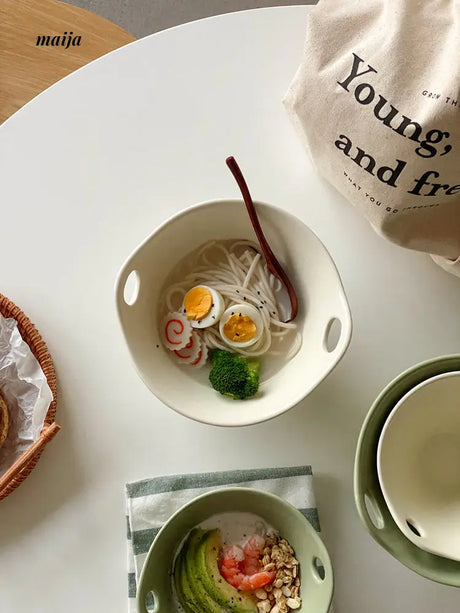 Chopstick Hole Noodle Bowl from maija