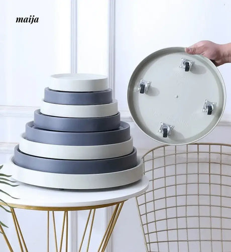 Retro Thickened Plastic Universal Flowerpot Pulley Disk from maija