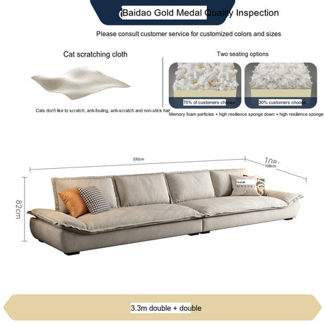 FASATI Isolde Cozy Creamy Corner Sofa from FASATI