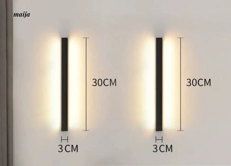 GVG Uzair Long Line LED Wall Lamp from GVG