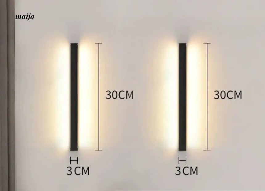 GVG Uzair Long Line LED Wall Lamp from GVG