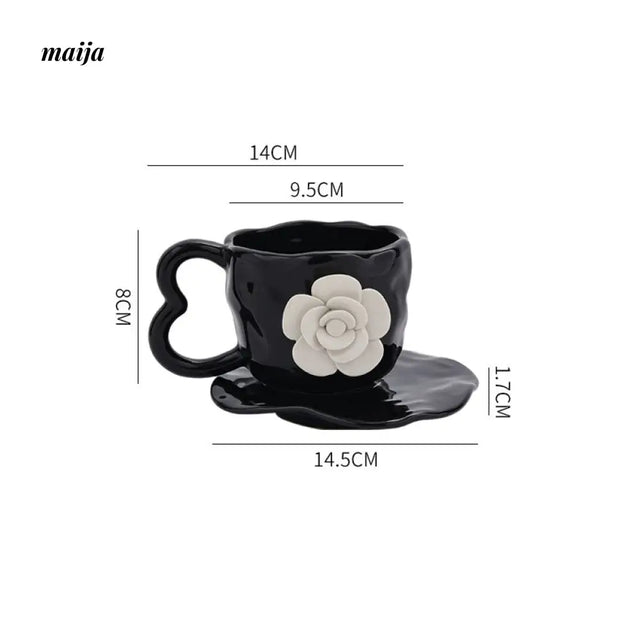 Flower Coffee Cup from Luguchuan