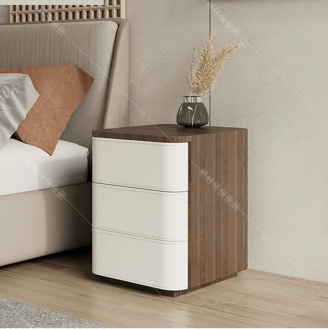 GEPH Theo Cream Bedside Storage Cabinet from GEPH