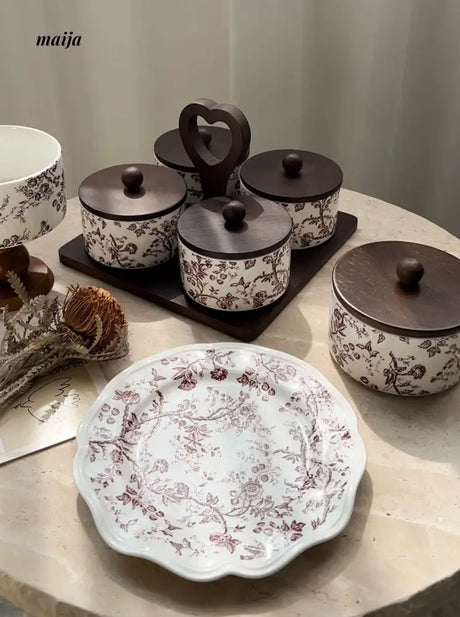 LIVETAI French Retro Ceramic Dinnerware from maija