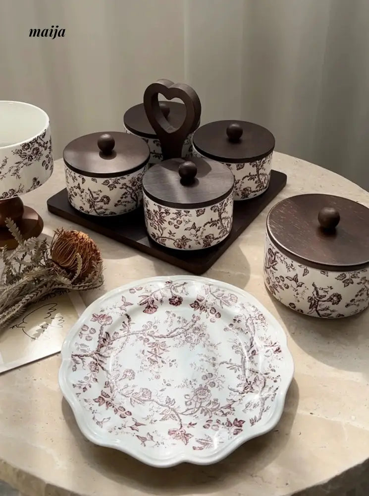 LIVETAI French Retro Ceramic Dinnerware from maija