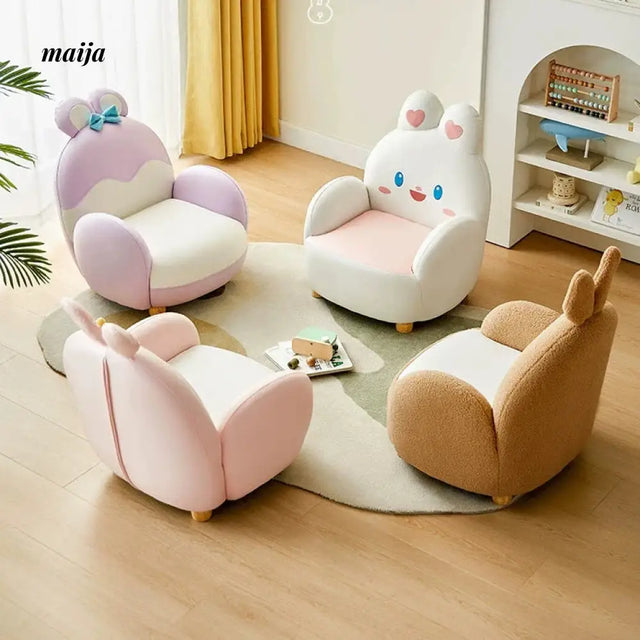 LINSYKIDS Cartoon Children's Reading Sofa from RZONE