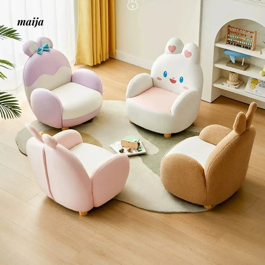 LINSYKIDS Cartoon Children's Reading Sofa from RZONE