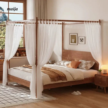 Kira Solid Wood Bed with Canopy from AI