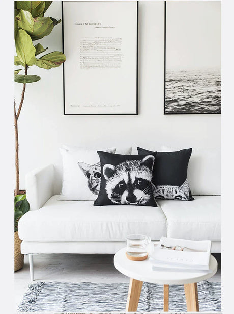 MISTYWOOD Cute Cat Pillow for Bed or Sofa from MISTYWOOD