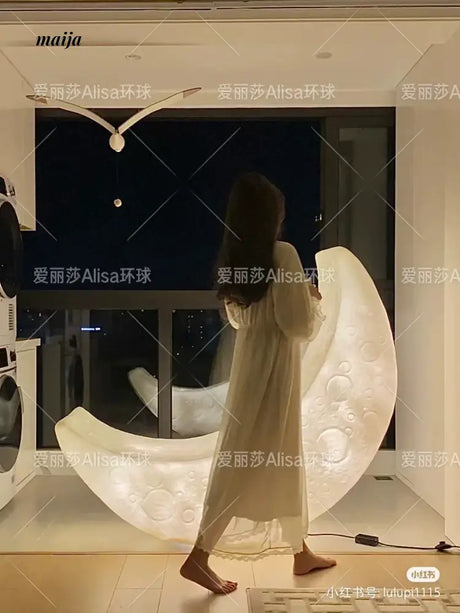 ALISA Alice Crescent Moon Table Lamp from ALISA