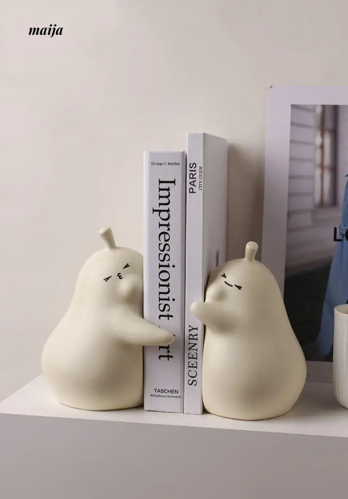 Hugging Pears Bookends from maija