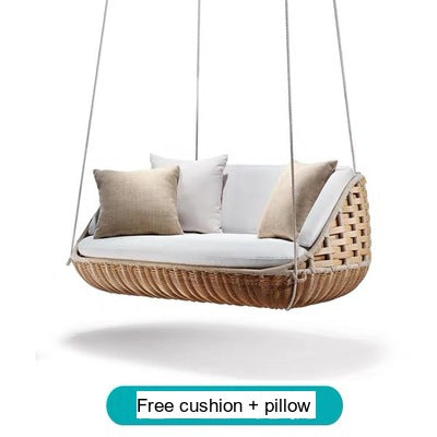 DIME GARDEN Elowen Cozy Stylish Hanging Basket Rocker from DIME GARDEN