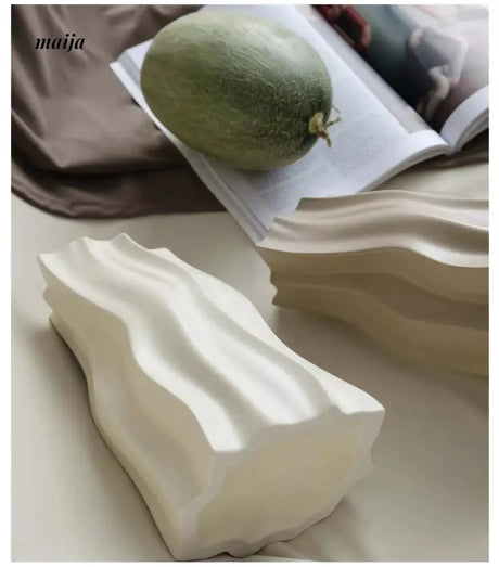 WENSHUO Wrinkle Flower Bottle Ceramics from WENSHUO