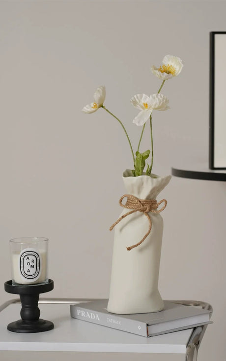 LENYVASEN Elias Irregular Fold Ceramic Vase from LENYVASEN