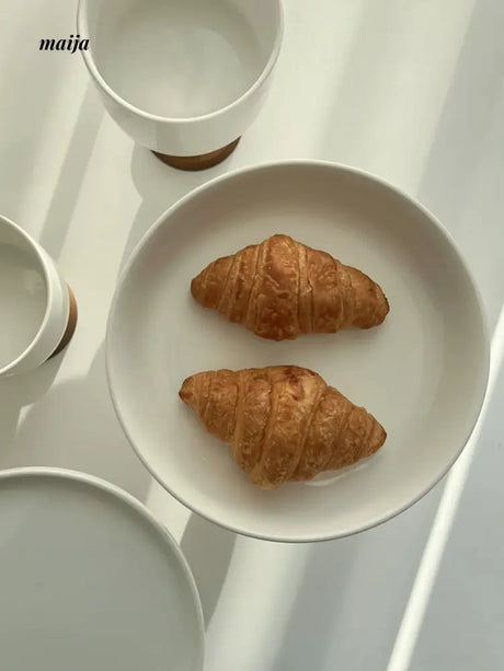 LIVETAI Coffee Cup and Plate with High Foot Set from LIVETAI