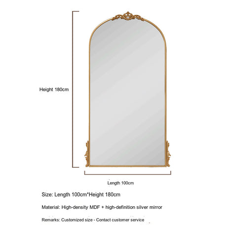 LANXESS Aveline Elegant Vintage Full-Length Floor Mirror from LANXESS