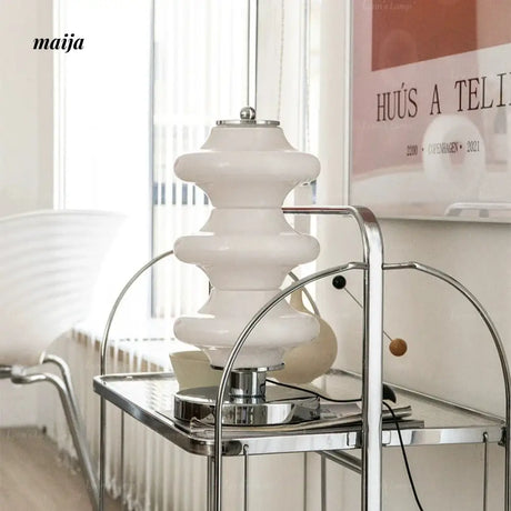 LYNN Bauhaus Glass Table Lamp from Lynn's Lamp