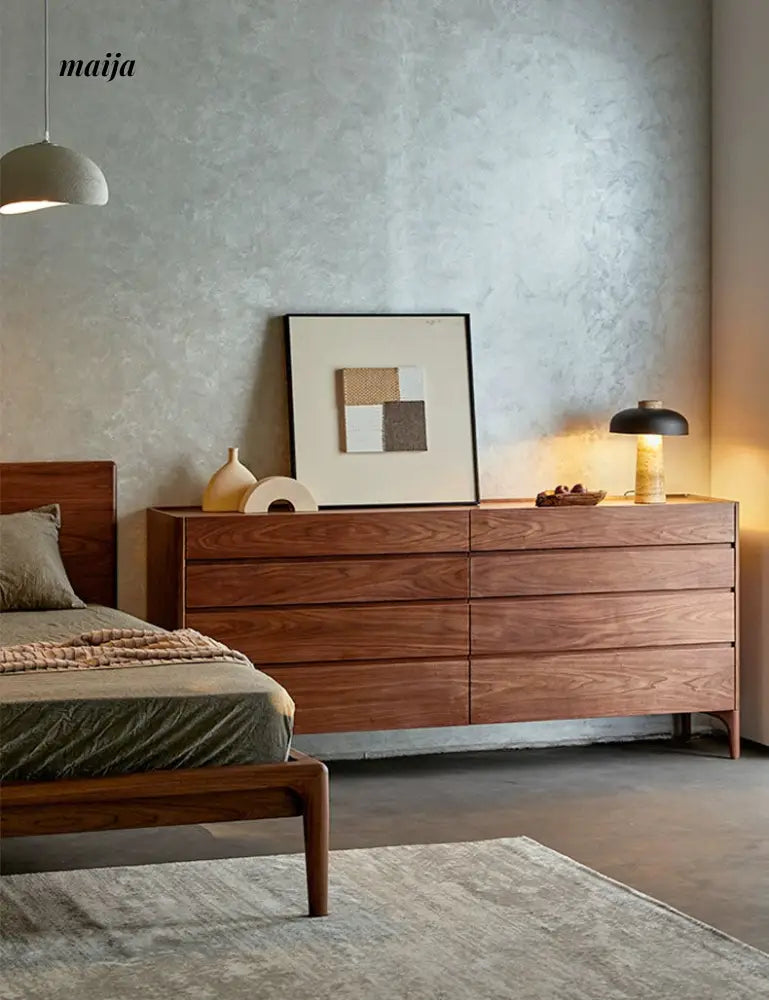 Keiko Solid Wood Wide Chest of Drawers from maija